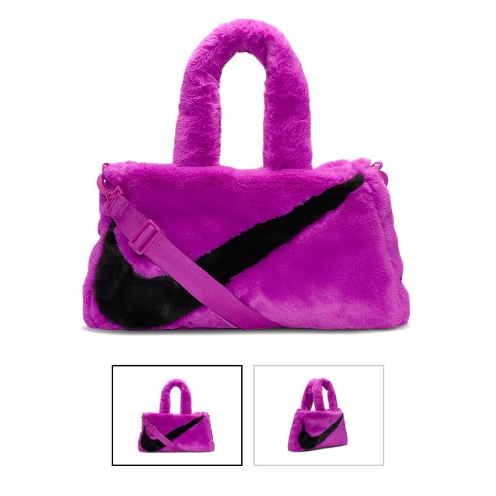 Fuzzy Nike bag
